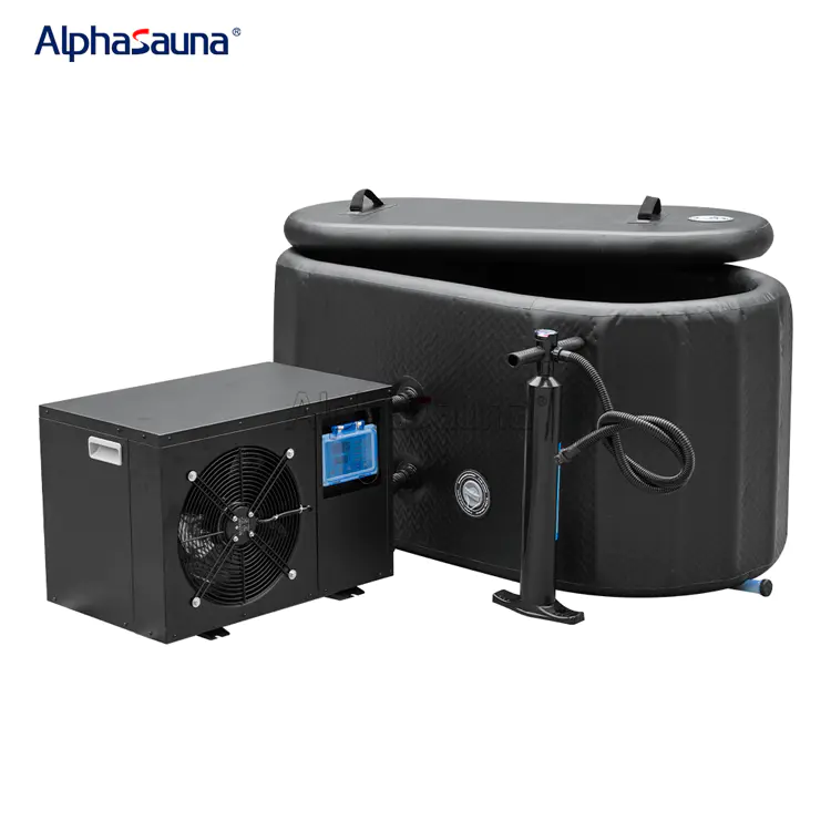 Cheap Inflatable Cold Plunge Tub With Chiller - Alphasauna
