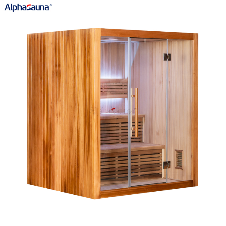 High Quality Alphasauna Tradition Indoor Home Sauna 2 Person With Good Price-ALPHASAUNA