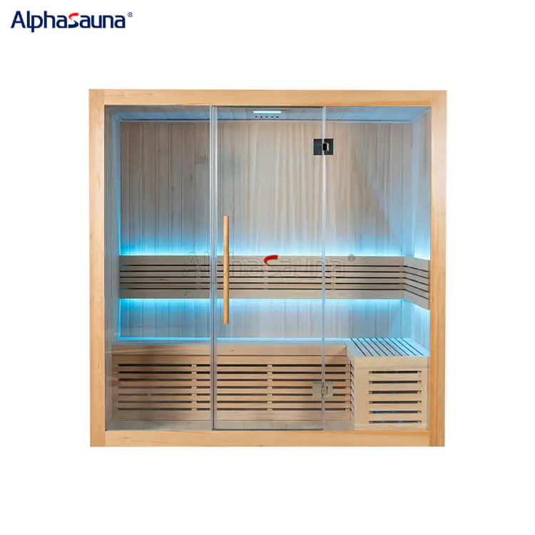 Wholesale 4 Person Best Indoor Sauna Rooms-Alphasauna