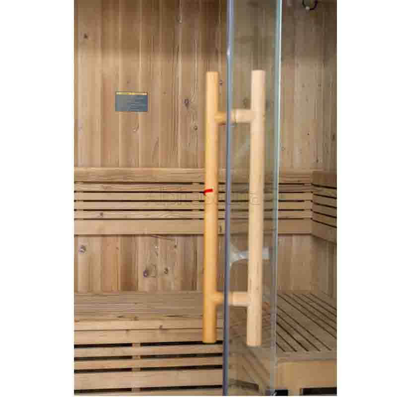 alphasauna_outdoor_heat-treated_squaretraditional_sauna_room with_L-shaped_seats_onthe_first_floor（1）
