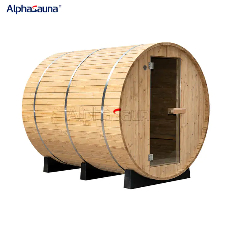 Factory Price 4-Person Barrel Sauna Diy Wholesale-Alphasauna