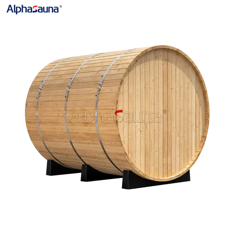Factory Price 4-Person Barrel Sauna Diy Wholesale-Alphasauna