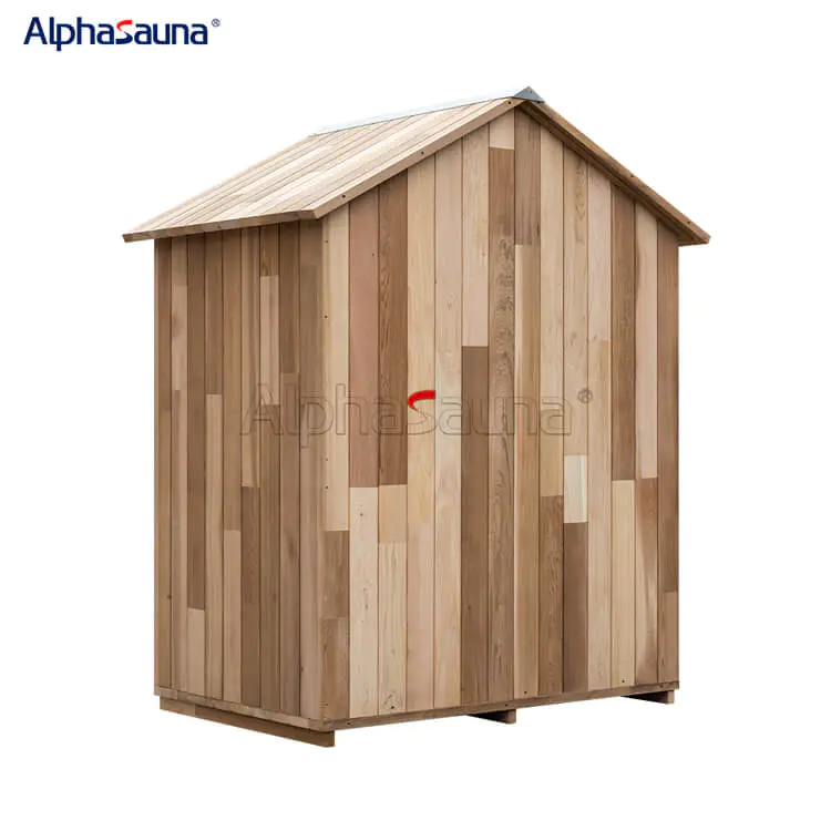 Outdoor 2 Person Traditional Sauna For Sale-Alphasauna
