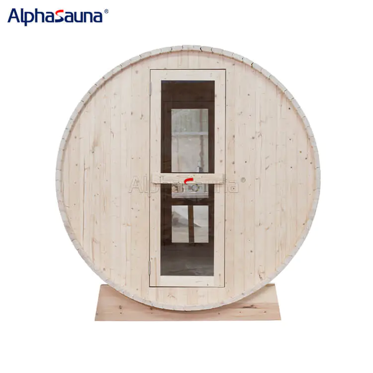 6 Person Barrel Sauna - Alphasauna