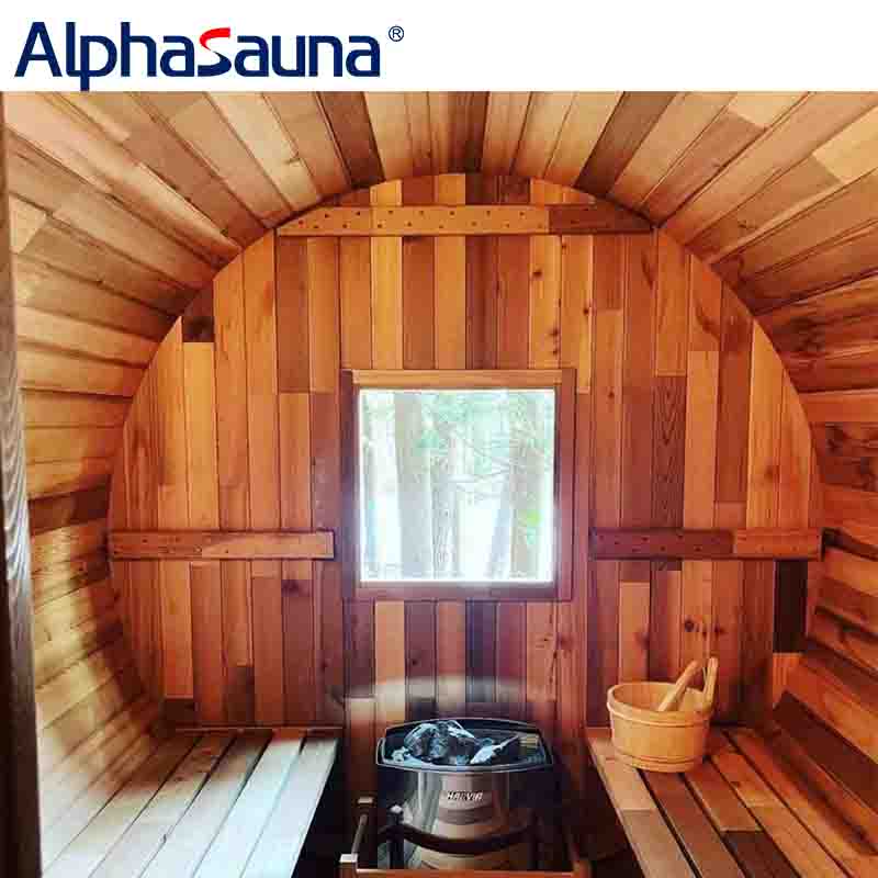 alphasauna_barrel_sauna_interior_customer_feedback_picture