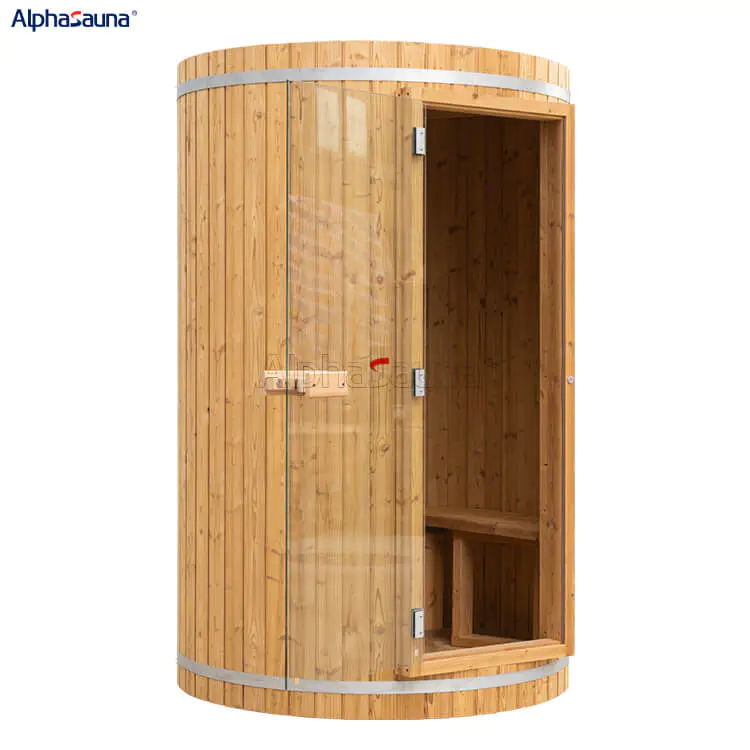 Vertical Barrel Sauna 2 Person - Alphasauna