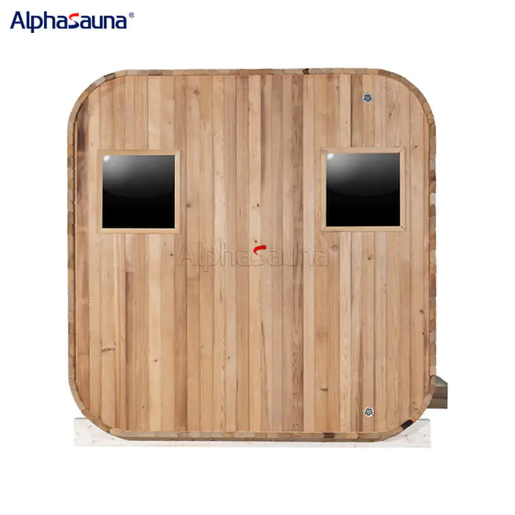 Outdoor Cube 8 Person Sauna Room - Alphasauna