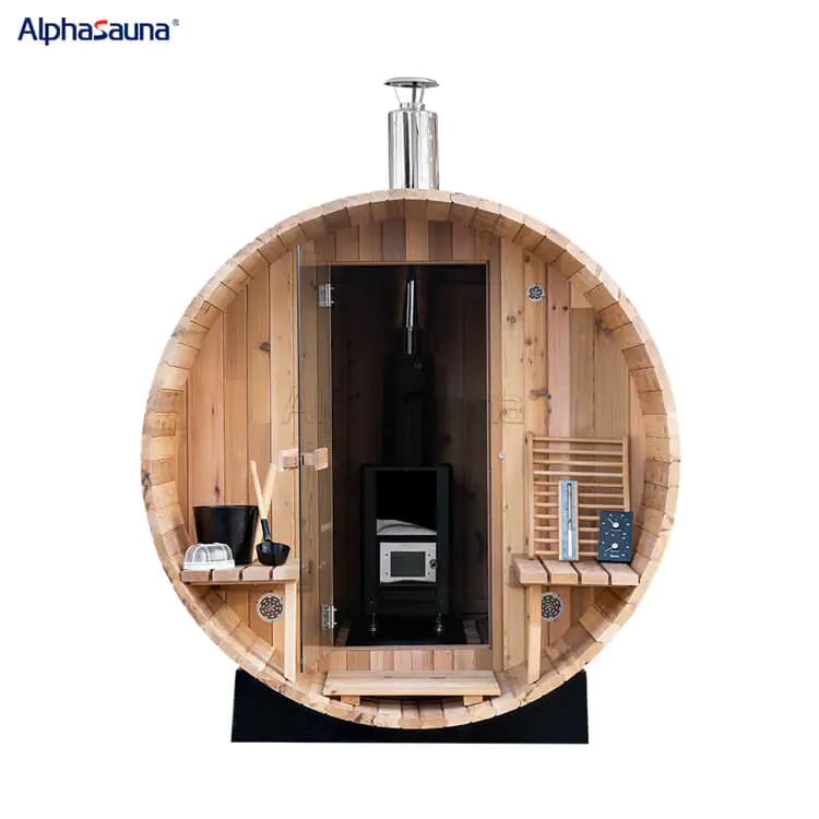 4 Person Barrel Sauna Oem - Alphasauna