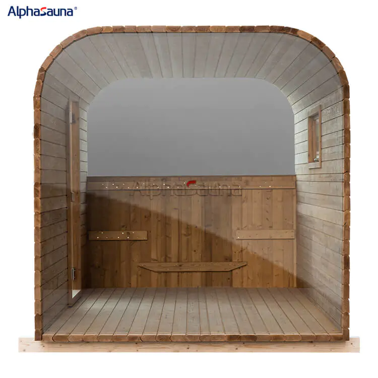 Panoramic Outdoor Garden Sauna Rooms - Alphasauna
