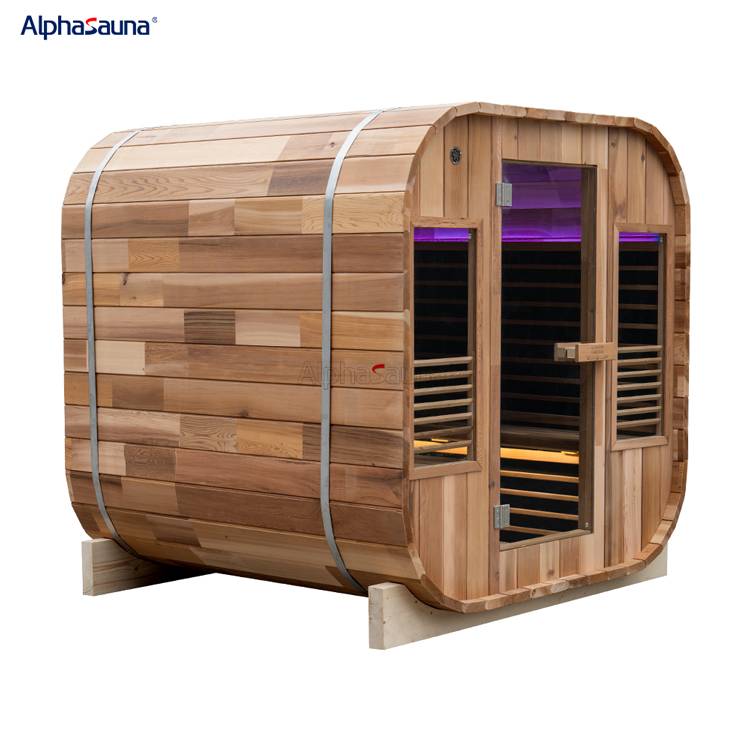 cedar_wood_outdoor_infrared_square_sauna_room-alphasauna（1）