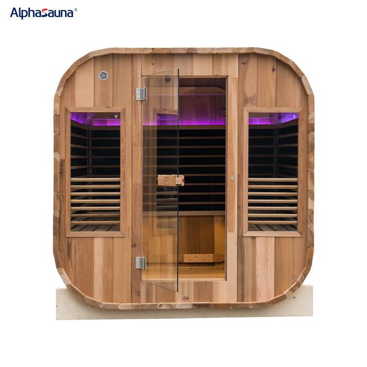 cedar_wood_outdoor_infrared_square_sauna_room-alphasauna（2）