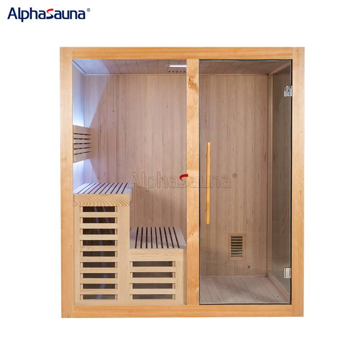 Hemlock traditional sauna double glazed double glazed 4 people（1）