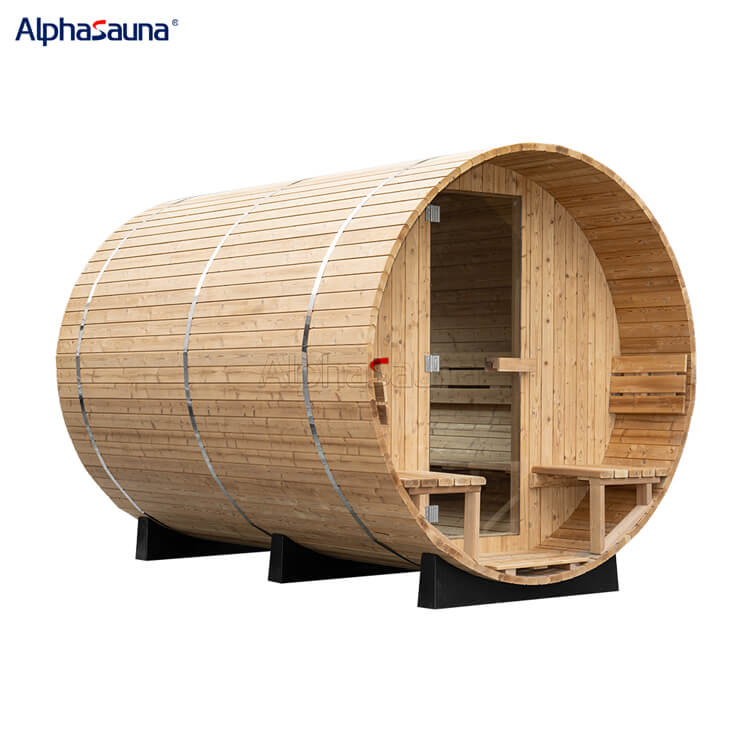 8 Person Barrel Sauna Supplier- Alphasauna