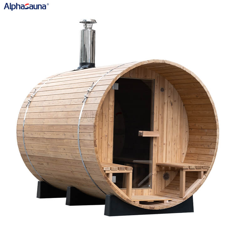 Barrel Sauna Wood Burning - Alphasauna