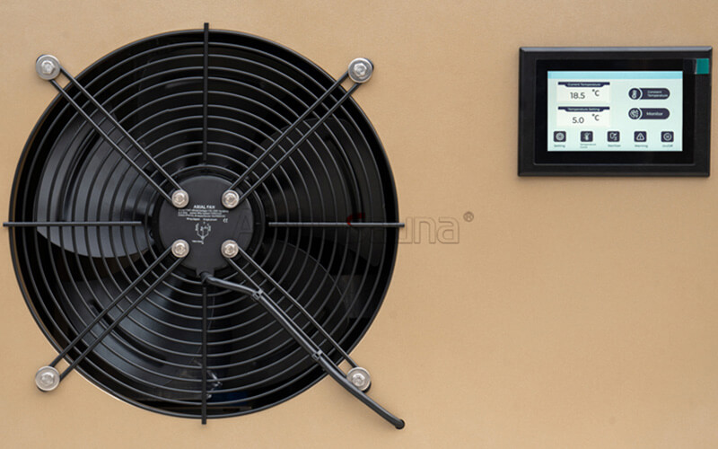 the_fan_and_control_panel_design_of_the_golden_chiller_for_ice_bath-alphasauna