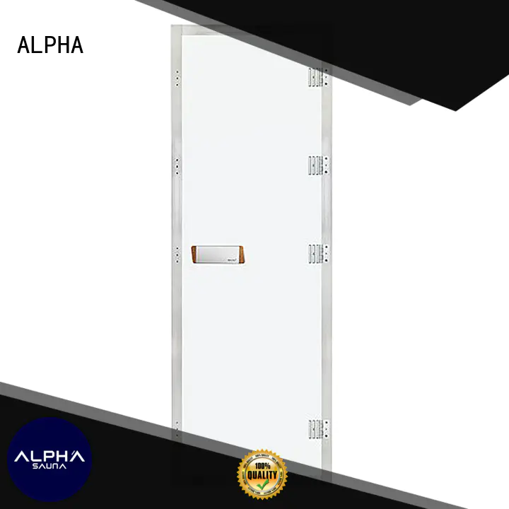 ALPHA doors sauna glass door factory for villa