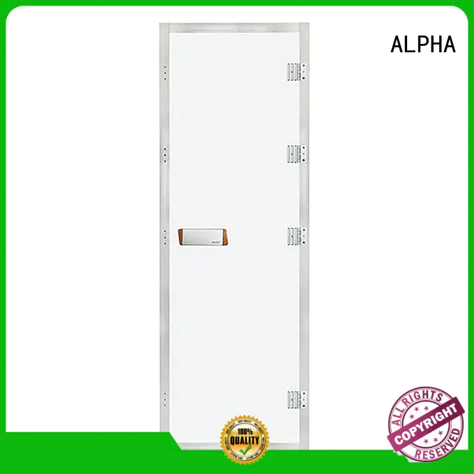 ALPHA Brand glass room windown sauna door manufacture