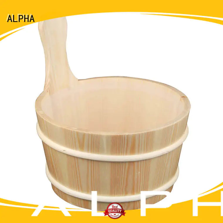 ALPHA ladle sauna bucket for sale with good price for outdoor