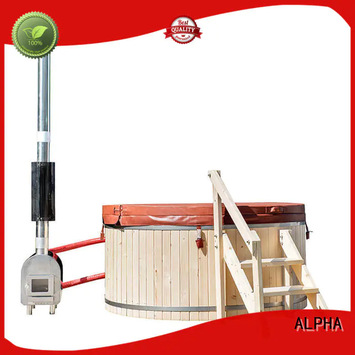 cedar wood burning hot tub with good price for cabin ALPHA