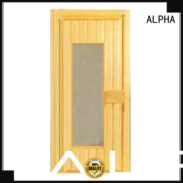 ALPHA western sauna door size wholesale for hotel