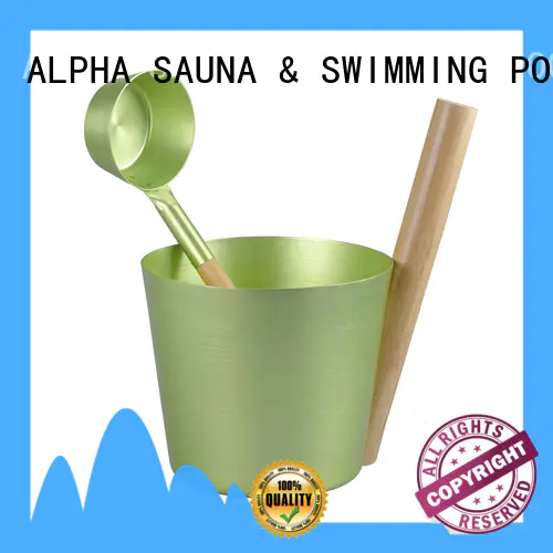 ALPHA sauna bucket and ladle company