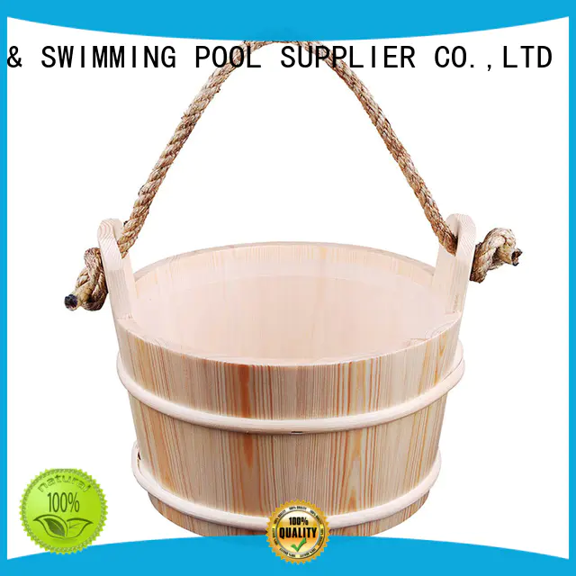 aspen sprucered wooden sauna bucket ALPHA manufacture