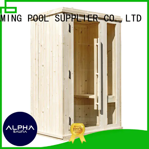 ALPHA dry 2 person sauna design for indoor