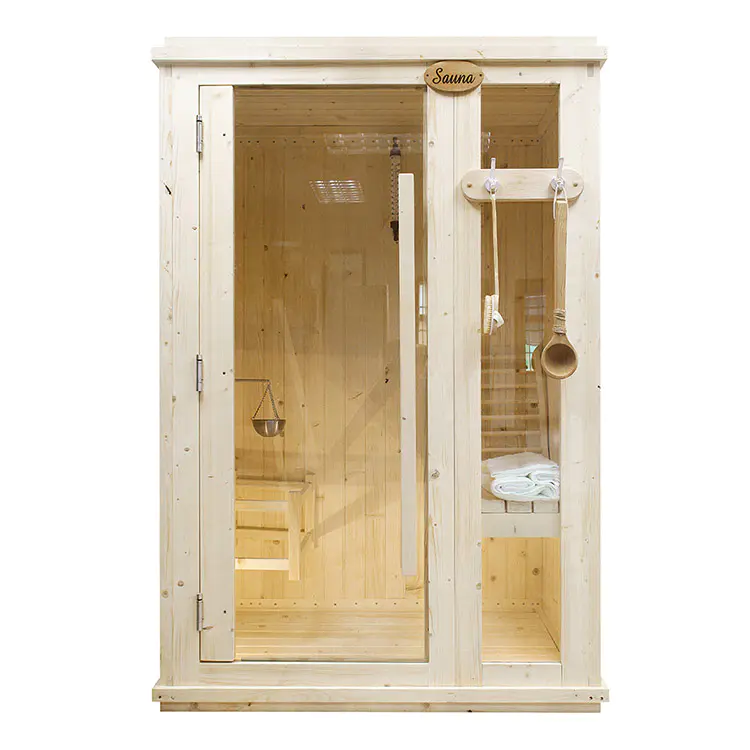 Sauna Room Indoor Dry1-3/8″ thick  panel high quality option 1350*900*2100MM(L*W*H).
