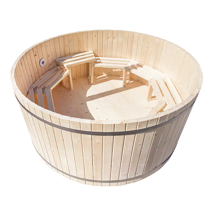 Strenth Construction Wood Fired Hot Tub Heater - Wood Fired Pool Heater For Outdoor Wooden Tub