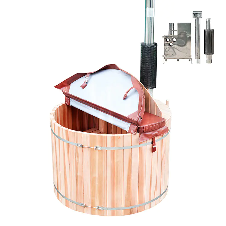 Internal(OUTSIDE) HEATER- Europe Quality Stainless Steel STOVE wood fired For Wooden Hot Tub