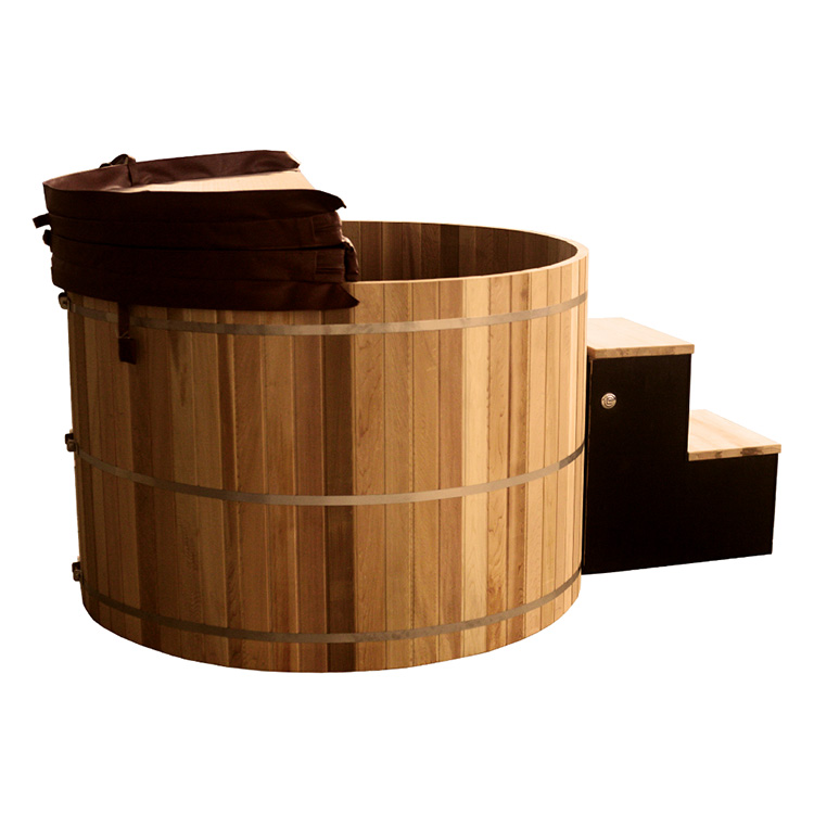 Small Hot Tubs丨Wooden Hot Tub with Electrical Heater by Alpha