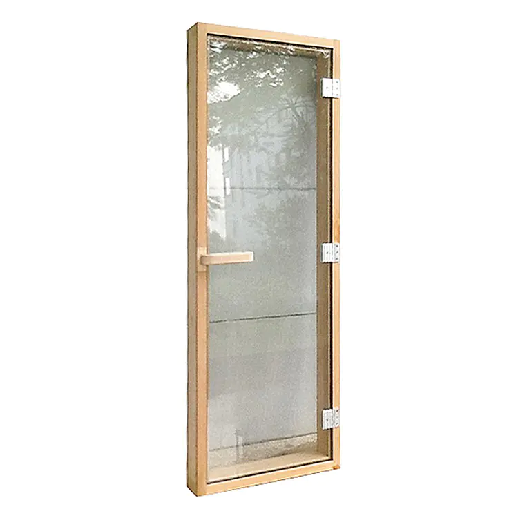 Sauna Door Solid Cedar with Reversible Hinges Size 1860*690*80mm