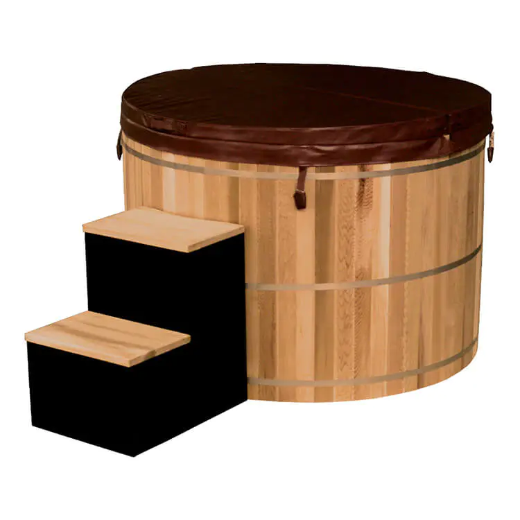 Wooden Hot Tub with electrical heater and filtration system,SPALife Red cedar/Spruce