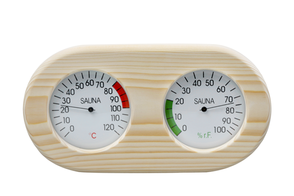 Sauna Thermometer And Hygrometer