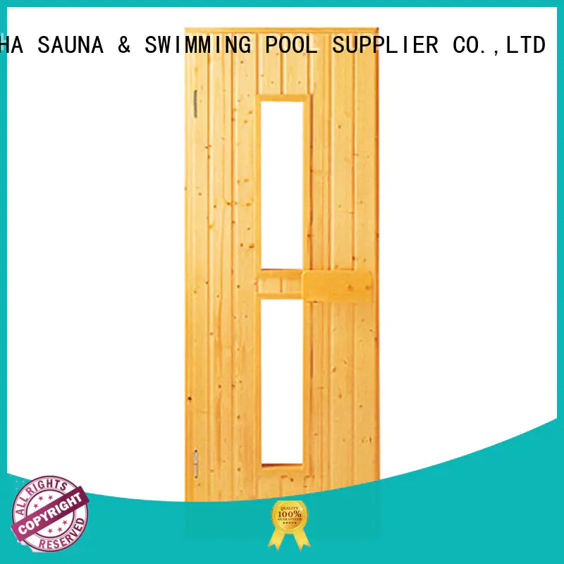 ALPHA wooden cheap sauna doors wholesale for villa
