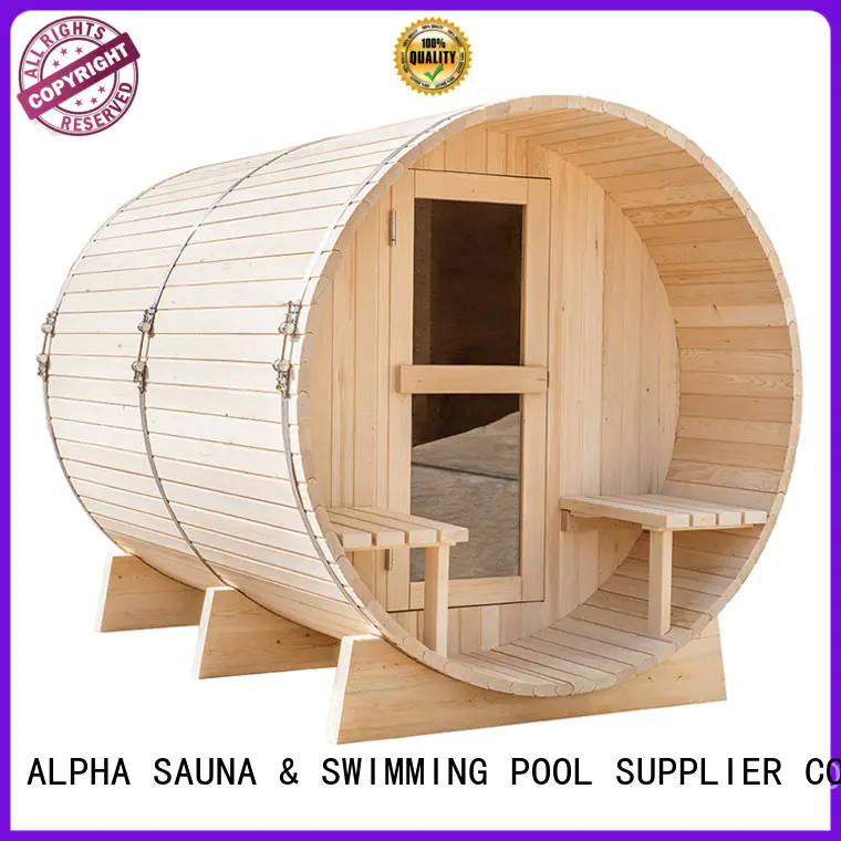 electrical barrel sauna outdoor outside sauna ALPHA Brand