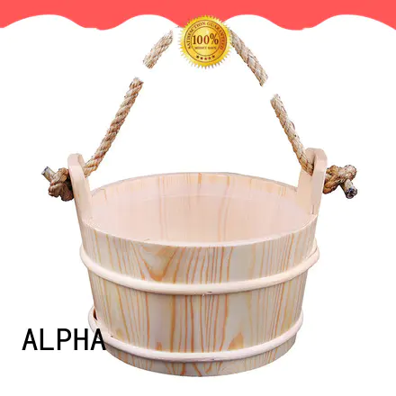 ALPHA strong finnish sauna accessories with good price for outdoor