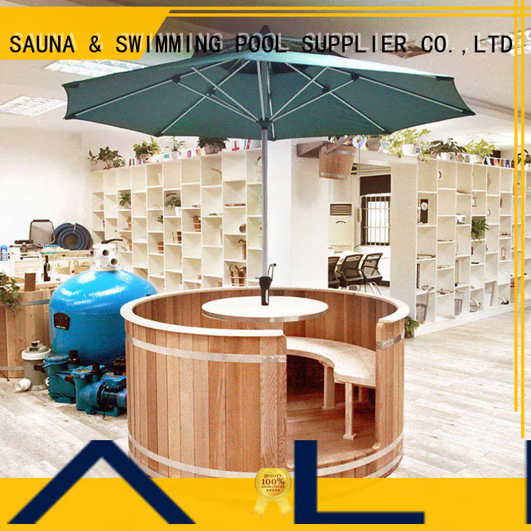 ALPHA round cedar sauna wholesale for bathroom