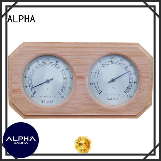 ALPHA angled sauna thermometer directly sale for indoor