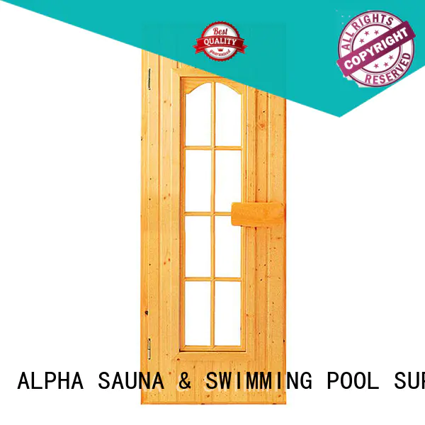 solid sauna room door personalized for household ALPHA