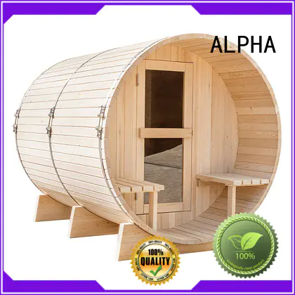 hemlock Custom person outdoor sauna pine ALPHA