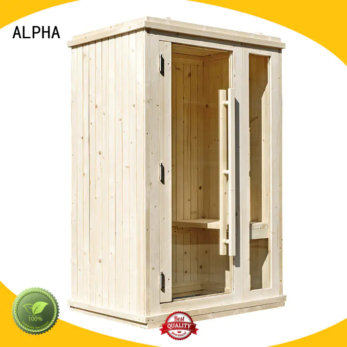 clear 2 person sauna barrel for bathroom ALPHA