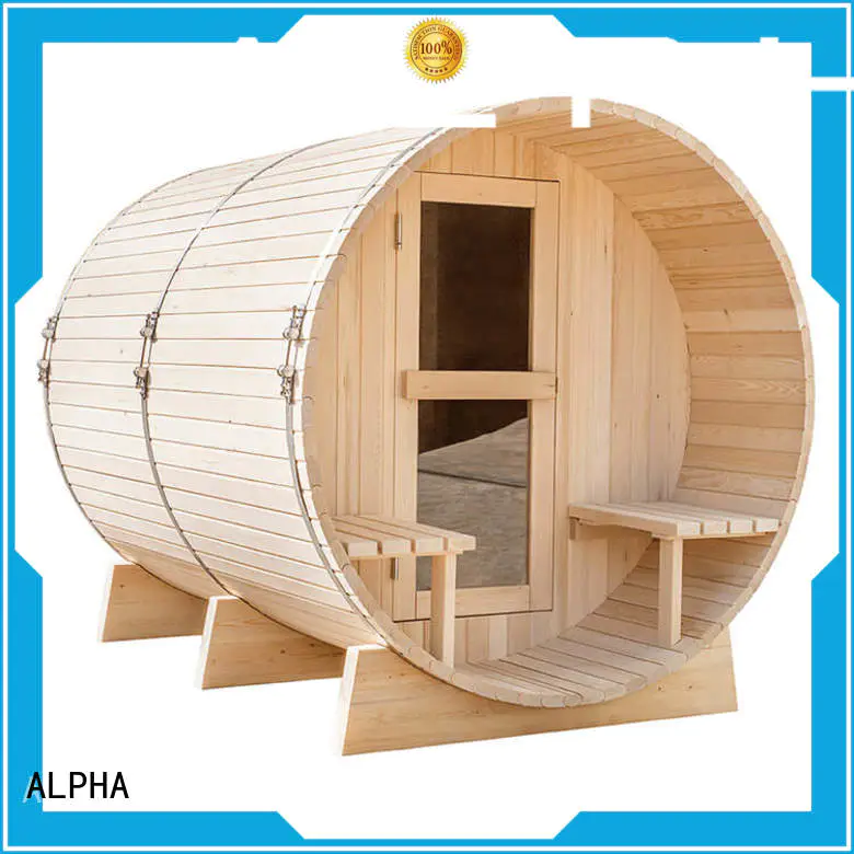 ALPHA electrical outdoor sauna manufacturer for indoor