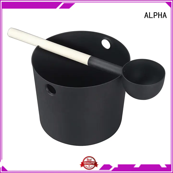 sauna wooden bucket linner for outdoor ALPHA