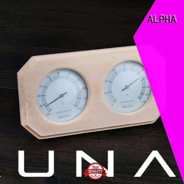 ALPHA oblique hygrometer sauna directly sale for indoor