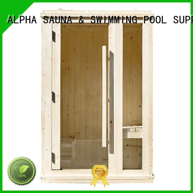nonchemical indoor steam sauna wall customized for outdoor
