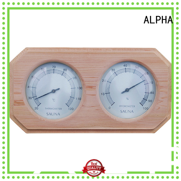 ALPHA Brand white alphasauna custom thermometer sauna