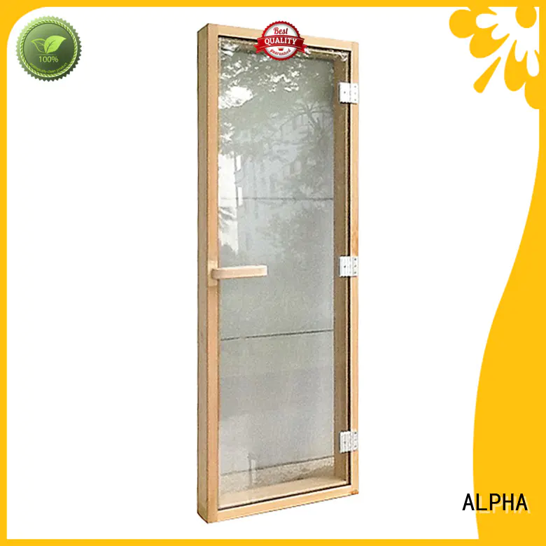 ALPHA New sauna doors for sale factory