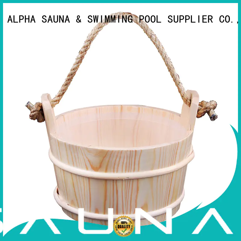 ALPHA linner sauna water bucket with good price for villa