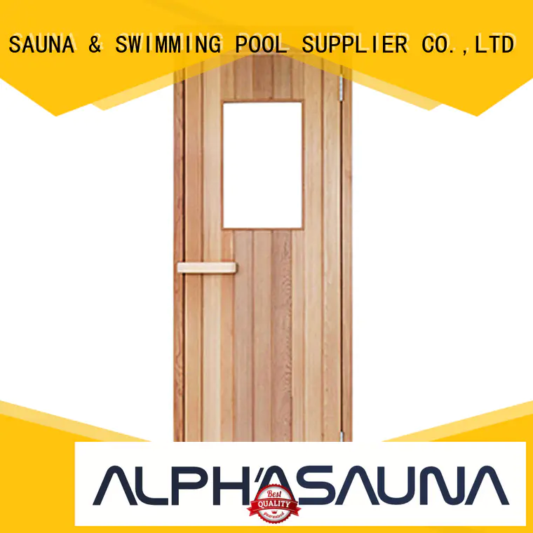 sauna wood door size hinges windown ALPHA Brand